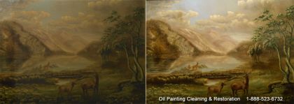 4 Oil Painting Cleaning + Restoration Click